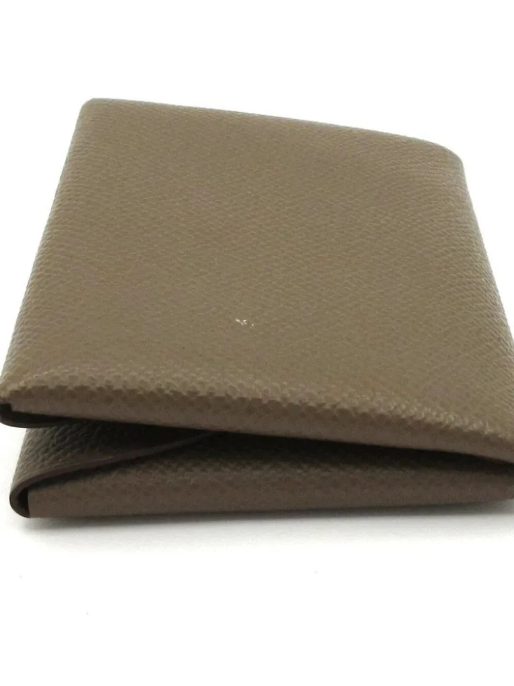 HERMES Calvi Duo Dark Brown Veau Epsom W Coin Case